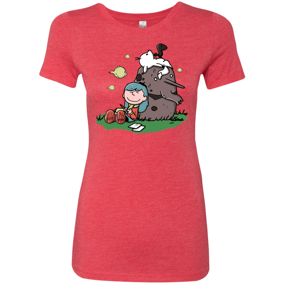 T-Shirts Vintage Red / S Hilda Brown Women's Triblend T-Shirt