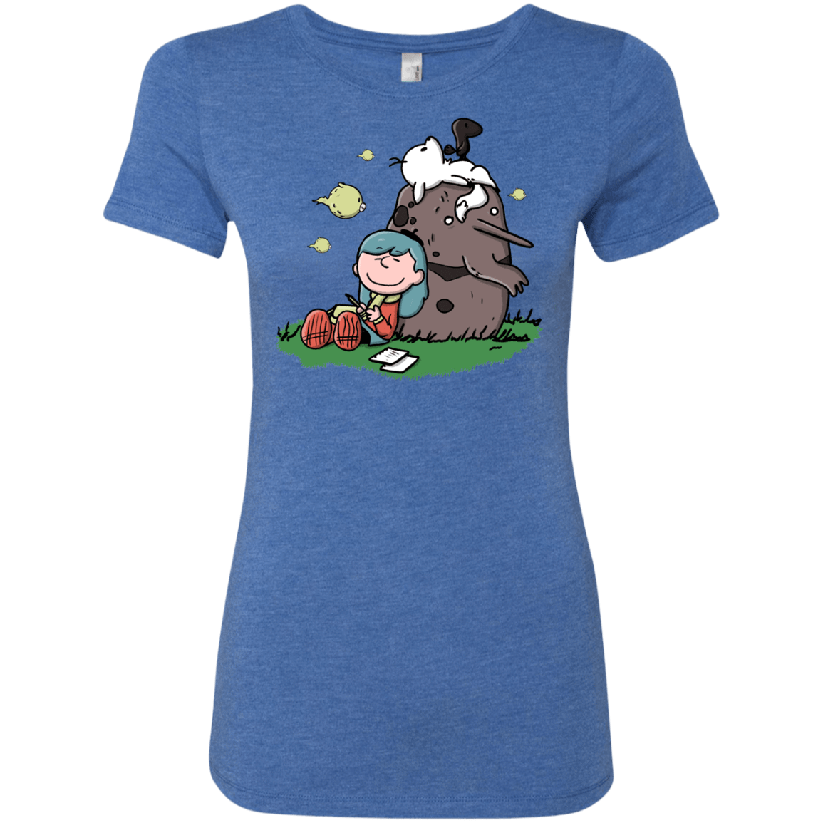 T-Shirts Vintage Royal / S Hilda Brown Women's Triblend T-Shirt
