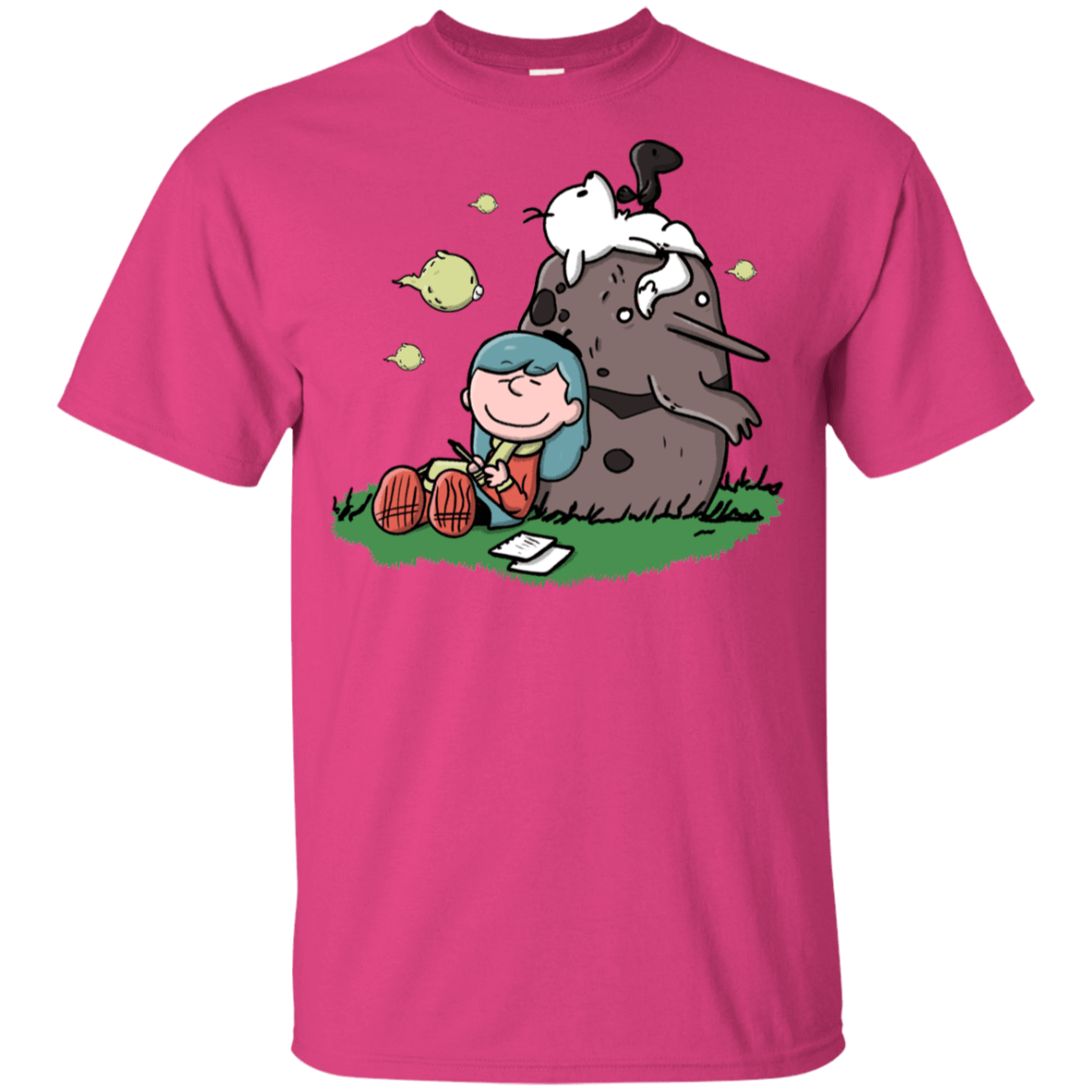 T-Shirts Heliconia / YXS Hilda Brown Youth T-Shirt