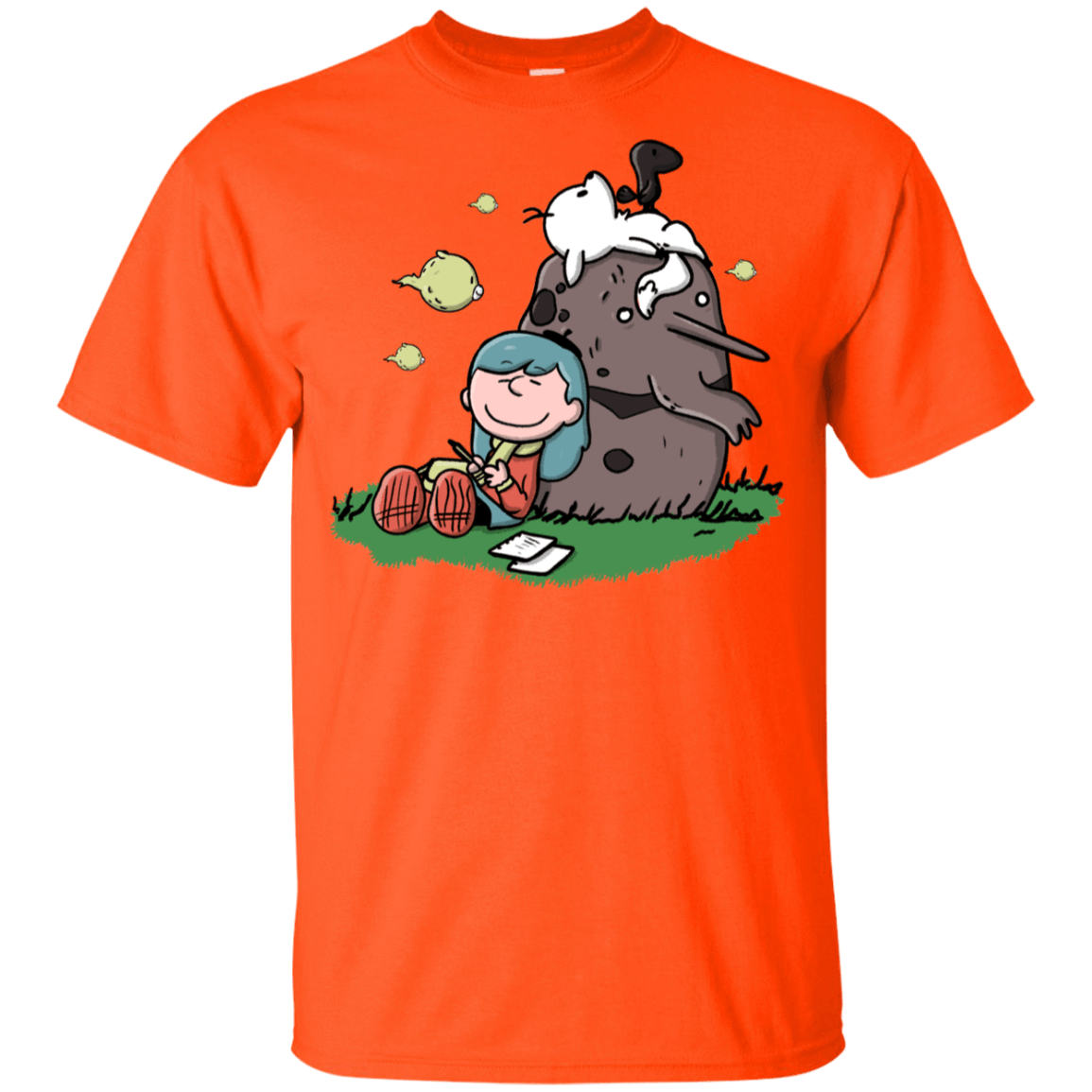 T-Shirts Orange / YXS Hilda Brown Youth T-Shirt