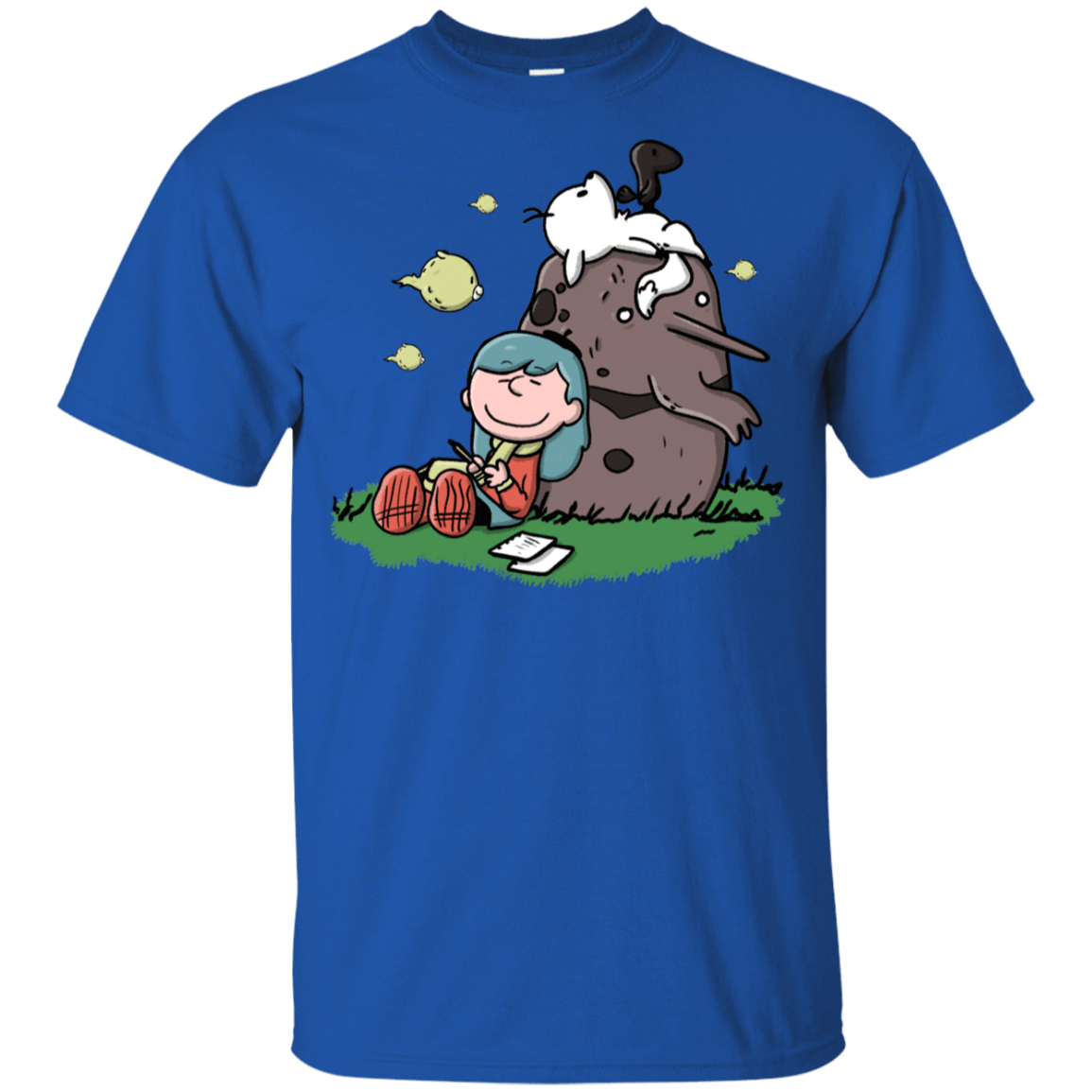 T-Shirts Royal / YXS Hilda Brown Youth T-Shirt