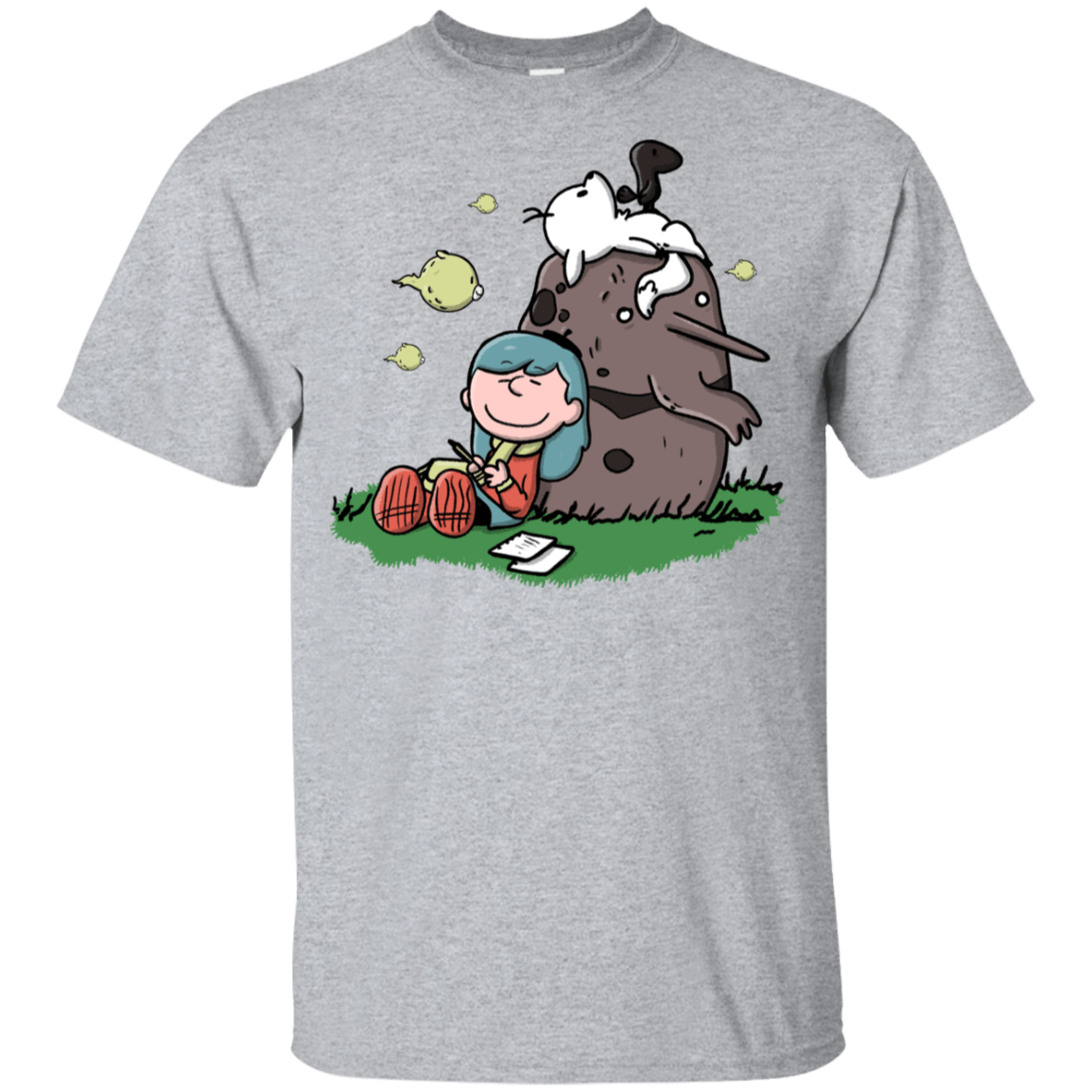 T-Shirts Sport Grey / YXS Hilda Brown Youth T-Shirt