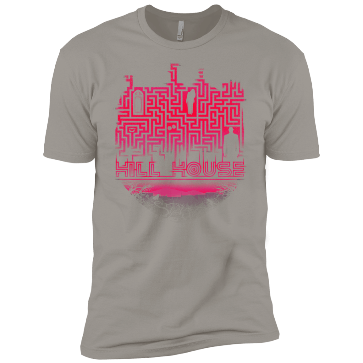 T-Shirts Light Grey / YXS Hill House Silhouette Boys Premium T-Shirt