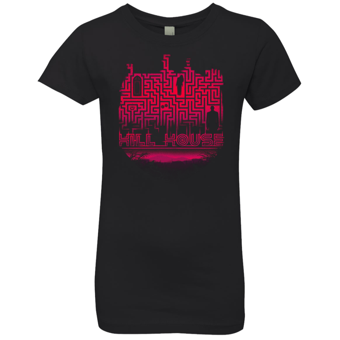 T-Shirts Black / YXS Hill House Silhouette Girls Premium T-Shirt