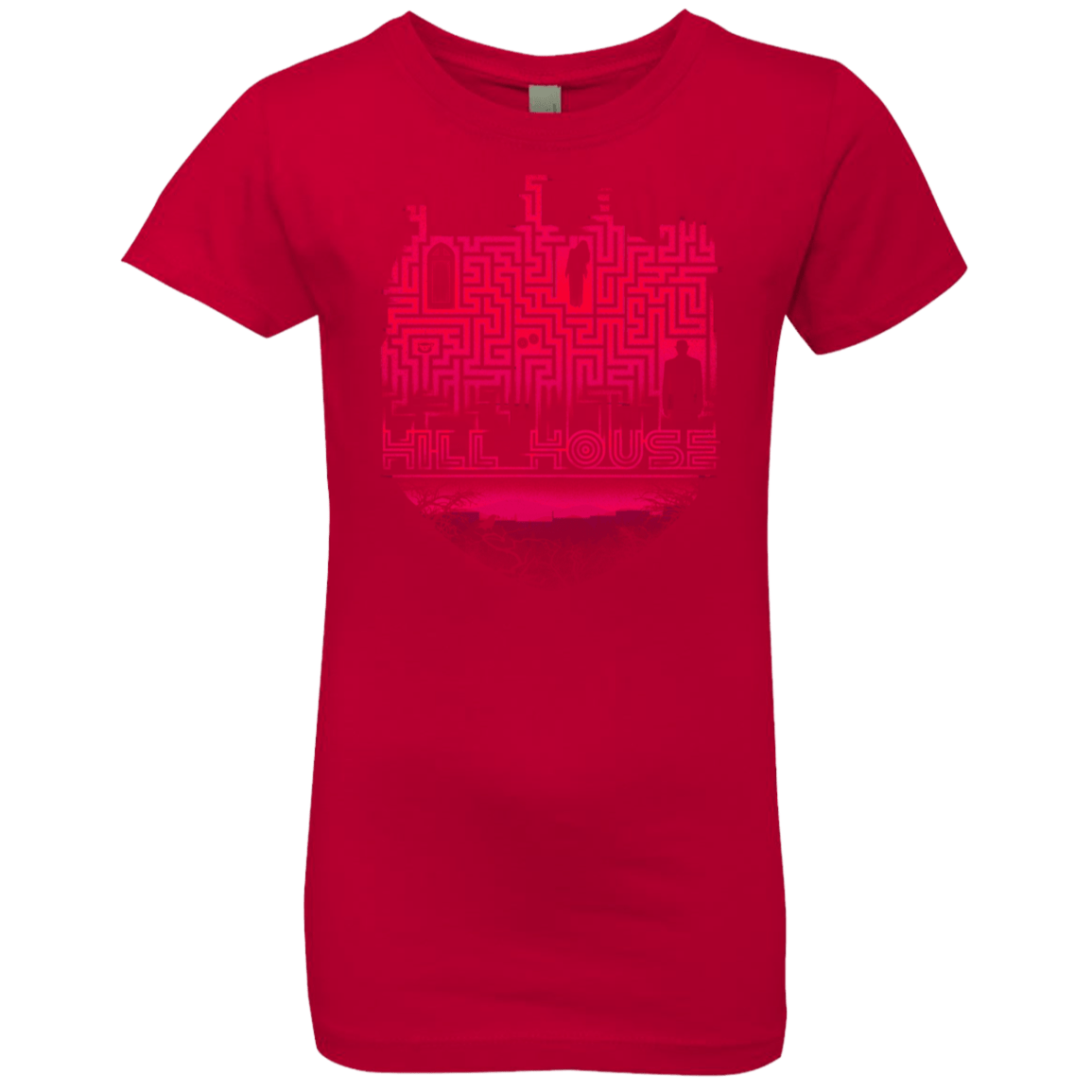 T-Shirts Red / YXS Hill House Silhouette Girls Premium T-Shirt