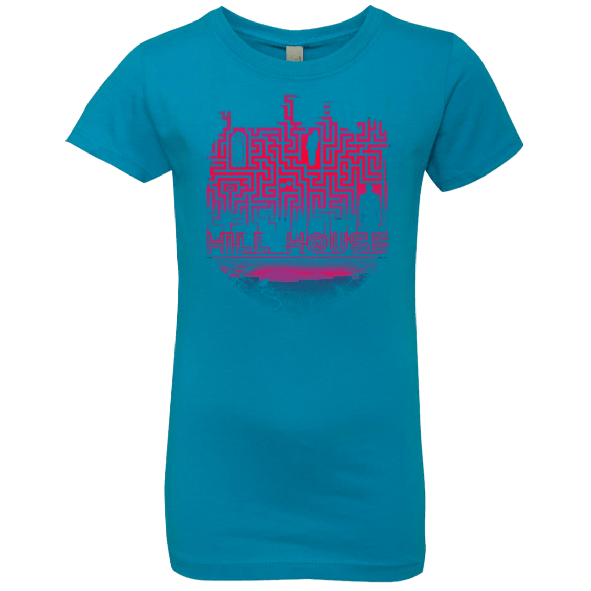 T-Shirts Turquoise / YXS Hill House Silhouette Girls Premium T-Shirt