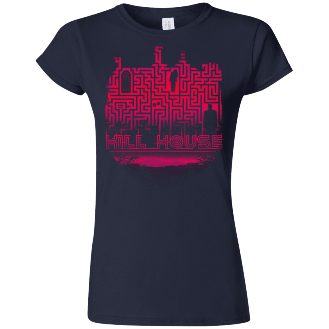 T-Shirts Navy / S Hill House Silhouette Junior Slimmer-Fit T-Shirt