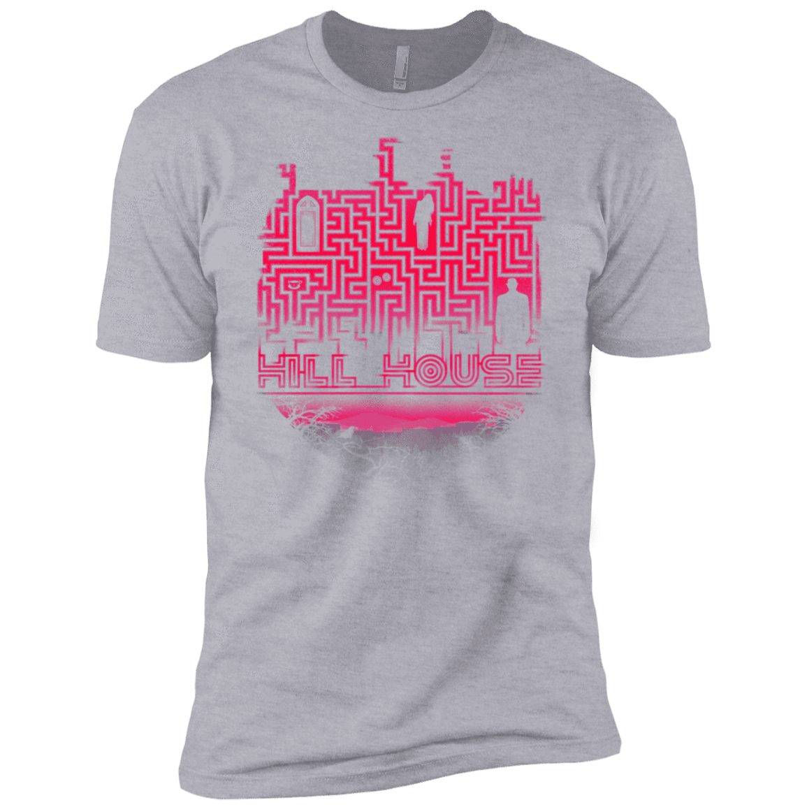 T-Shirts Heather Grey / X-Small Hill House Silhouette Men's Premium T-Shirt