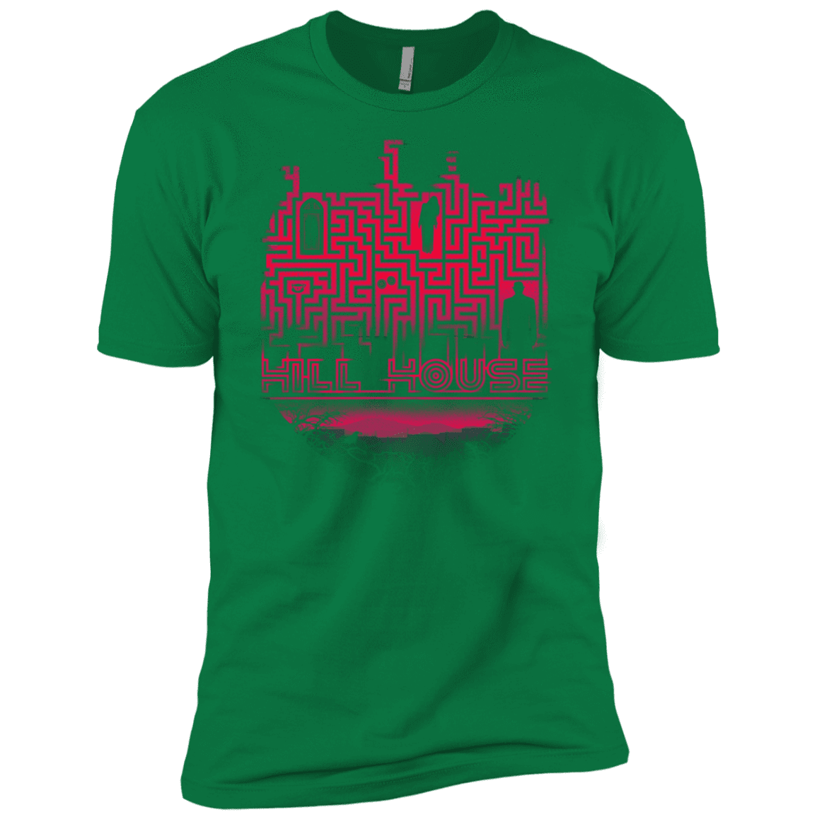 T-Shirts Kelly Green / X-Small Hill House Silhouette Men's Premium T-Shirt