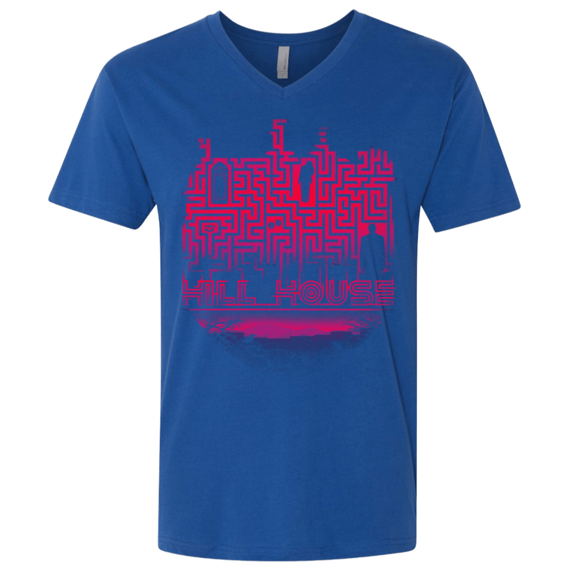 T-Shirts Royal / X-Small Hill House Silhouette Men's Premium V-Neck