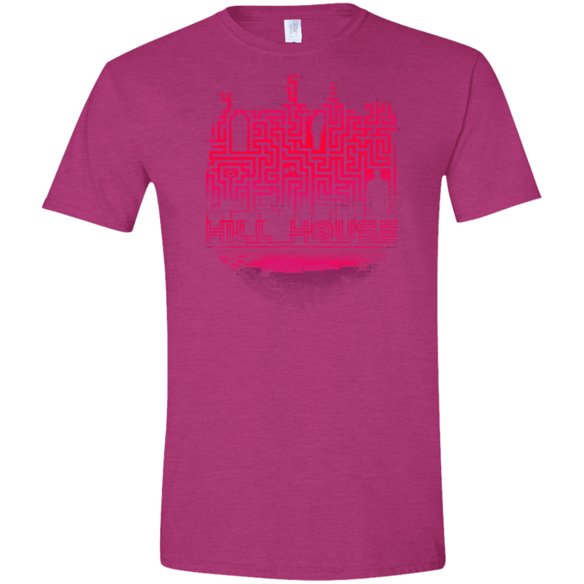 T-Shirts Antique Heliconia / S Hill House Silhouette Men's Semi-Fitted Softstyle