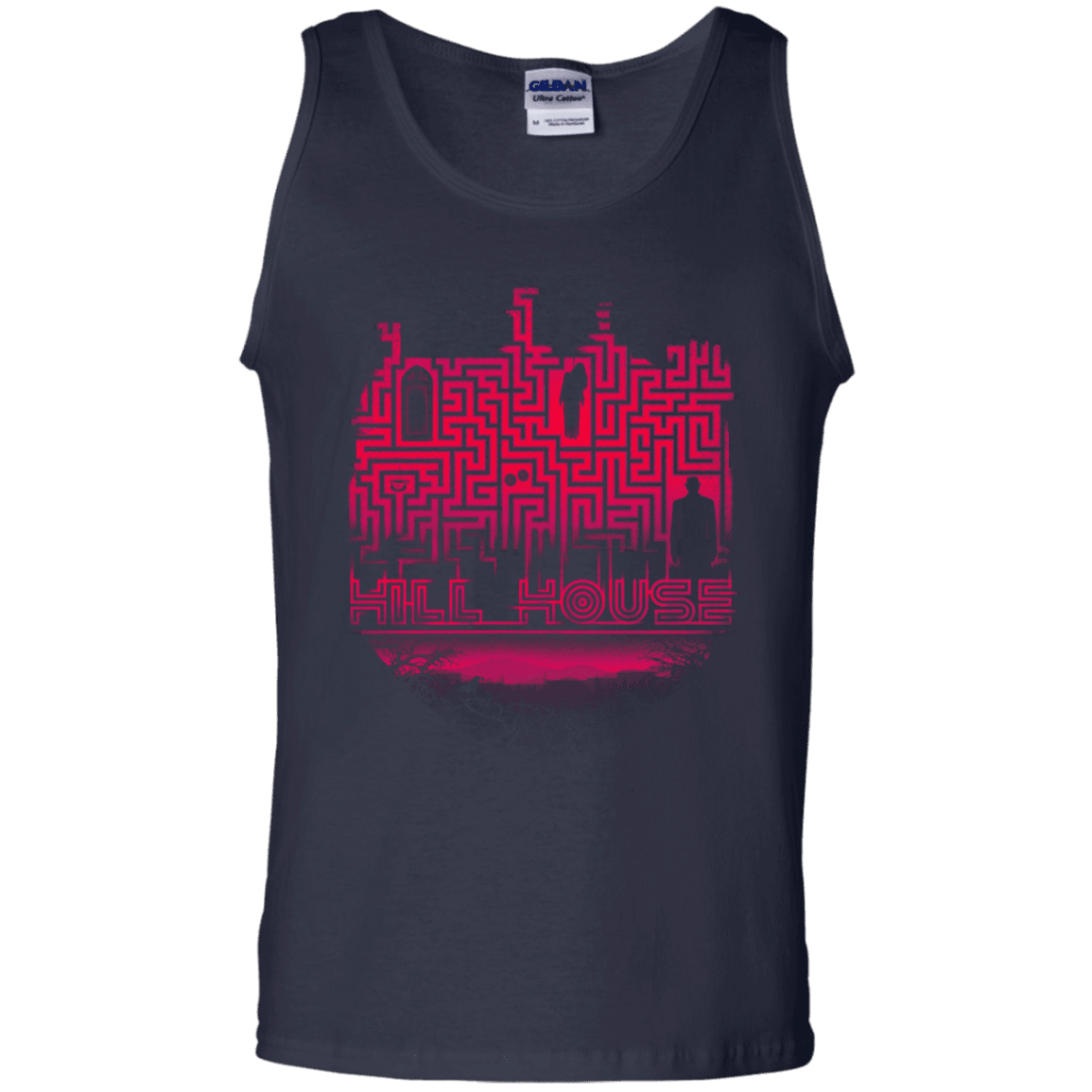 T-Shirts Navy / S Hill House Silhouette Men's Tank Top