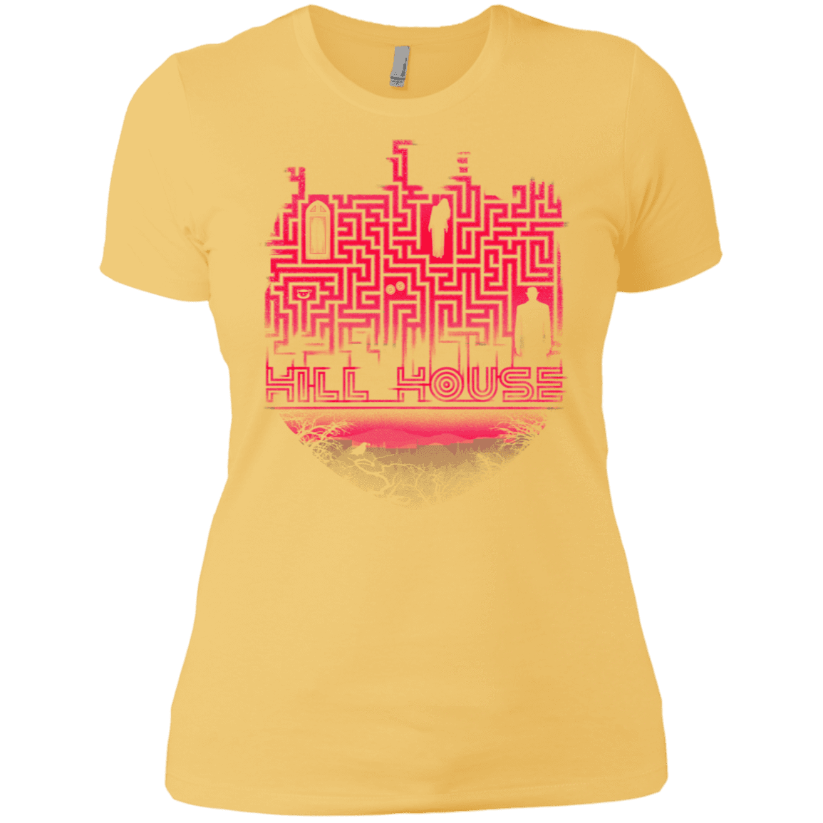 T-Shirts Banana Cream/ / X-Small Hill House Silhouette Women's Premium T-Shirt