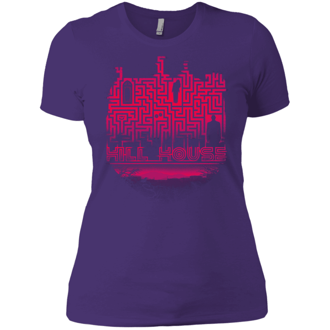 T-Shirts Purple Rush/ / X-Small Hill House Silhouette Women's Premium T-Shirt