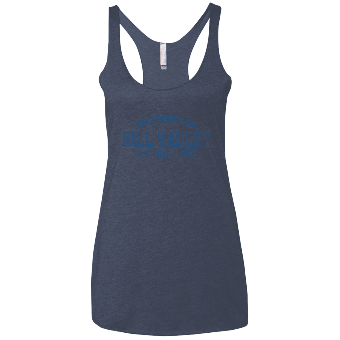T-Shirts Vintage Navy / X-Small Hill Valley HS Women's Triblend Racerback Tank