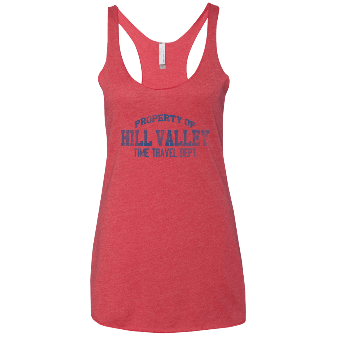 T-Shirts Vintage Red / X-Small Hill Valley HS Women's Triblend Racerback Tank