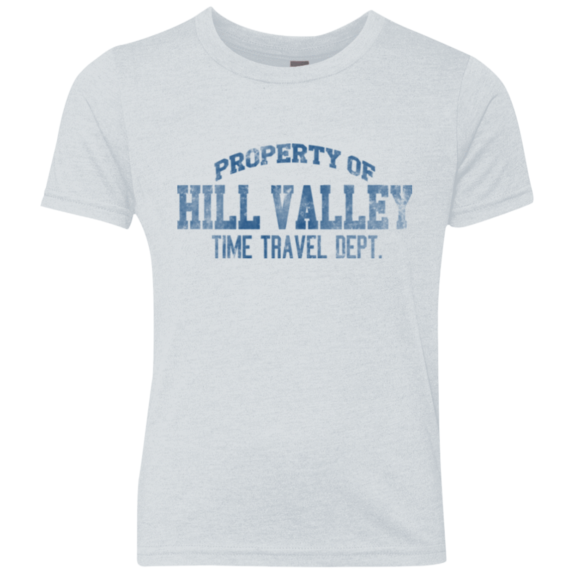 T-Shirts Heather White / YXS Hill Valley HS Youth Triblend T-Shirt
