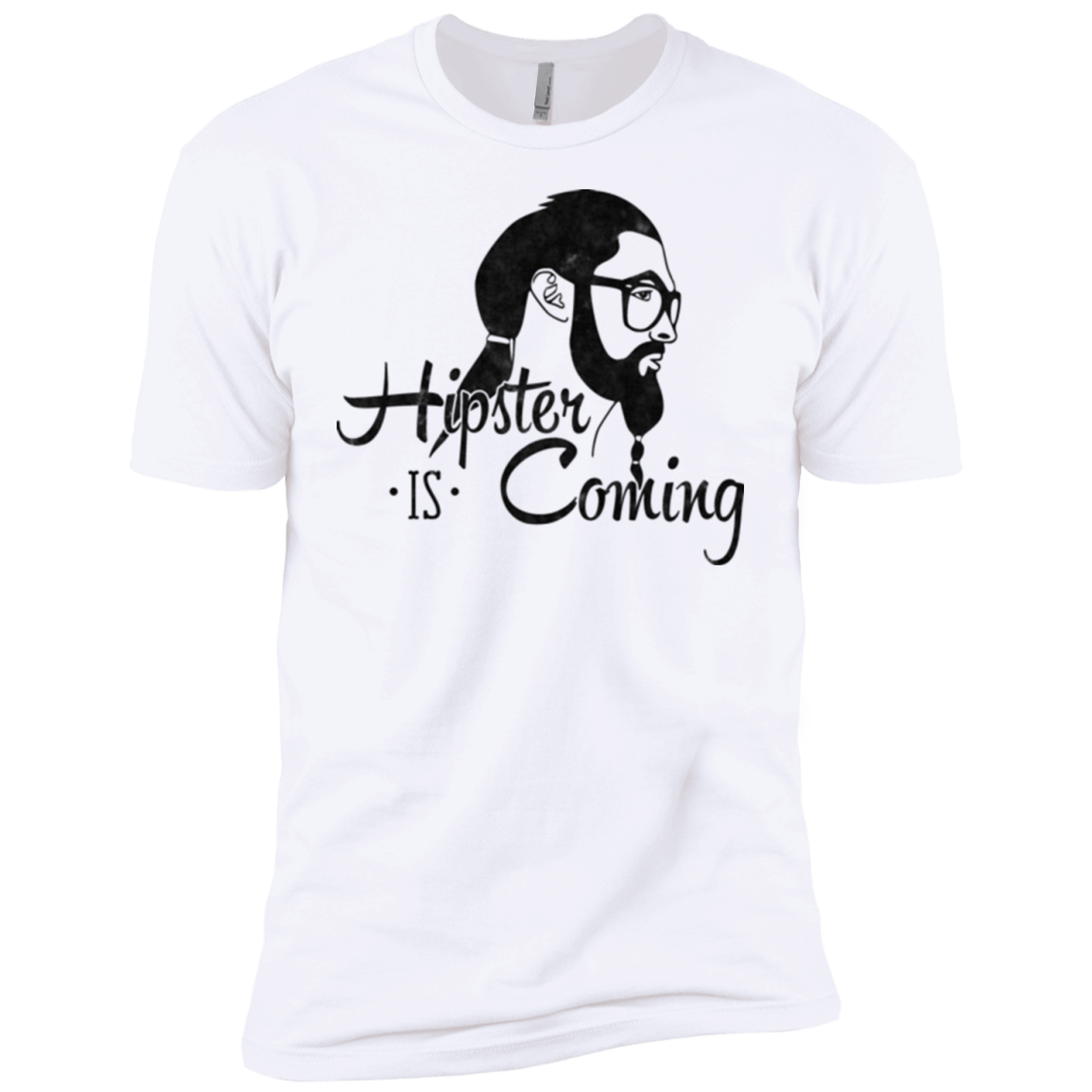 T-Shirts White / YXS Hipster is Coming Boys Premium T-Shirt