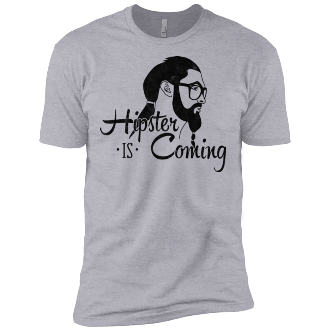 T-Shirts Heather Grey / X-Small Hipster is Coming Men's Premium T-Shirt