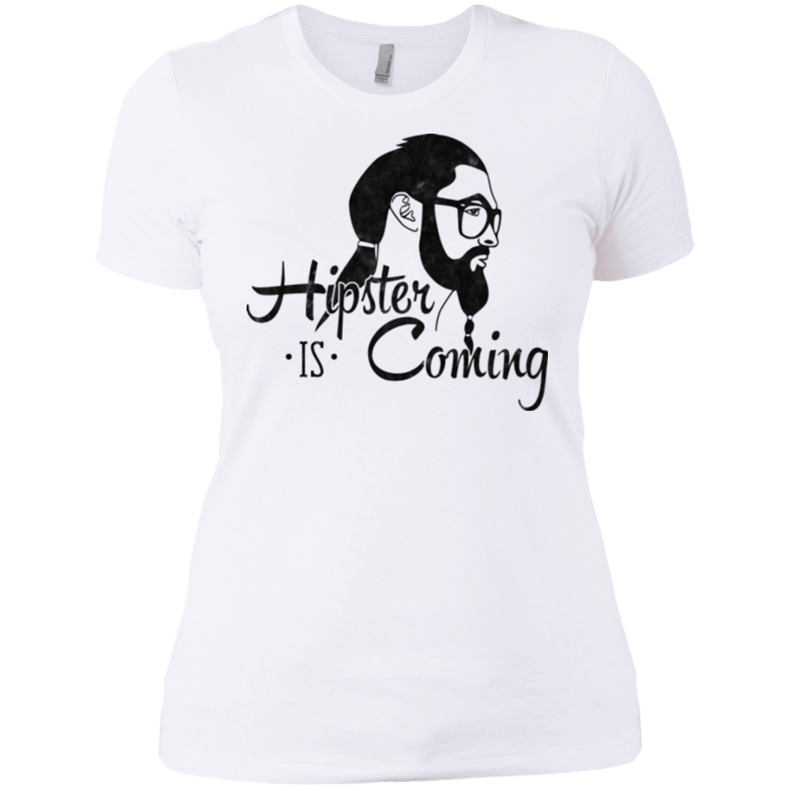 T-Shirts White / X-Small Hipster is Coming Women's Premium T-Shirt