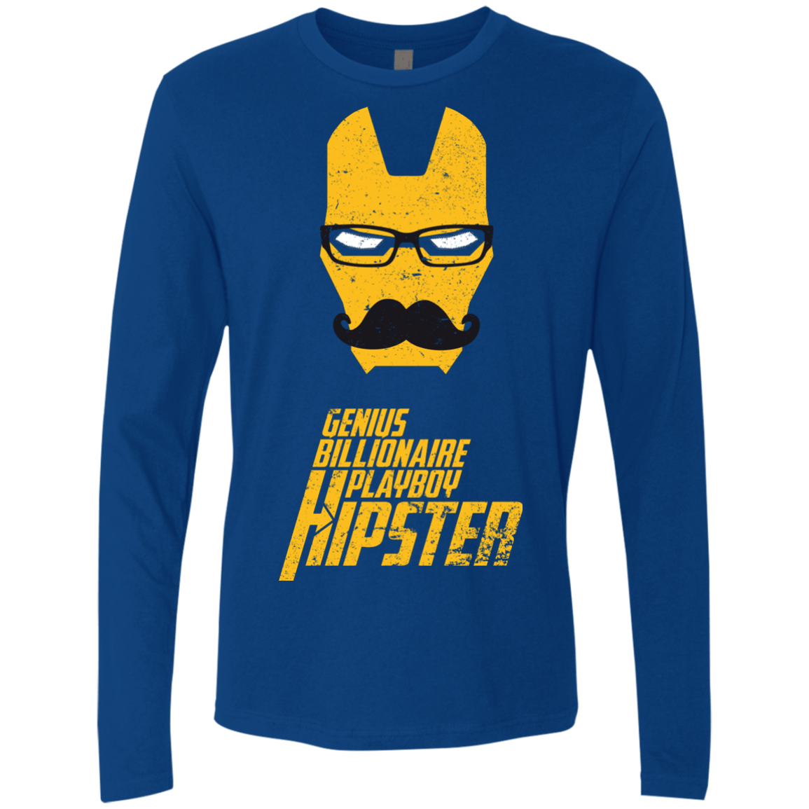 T-Shirts Royal / S HIPSTER Men's Premium Long Sleeve