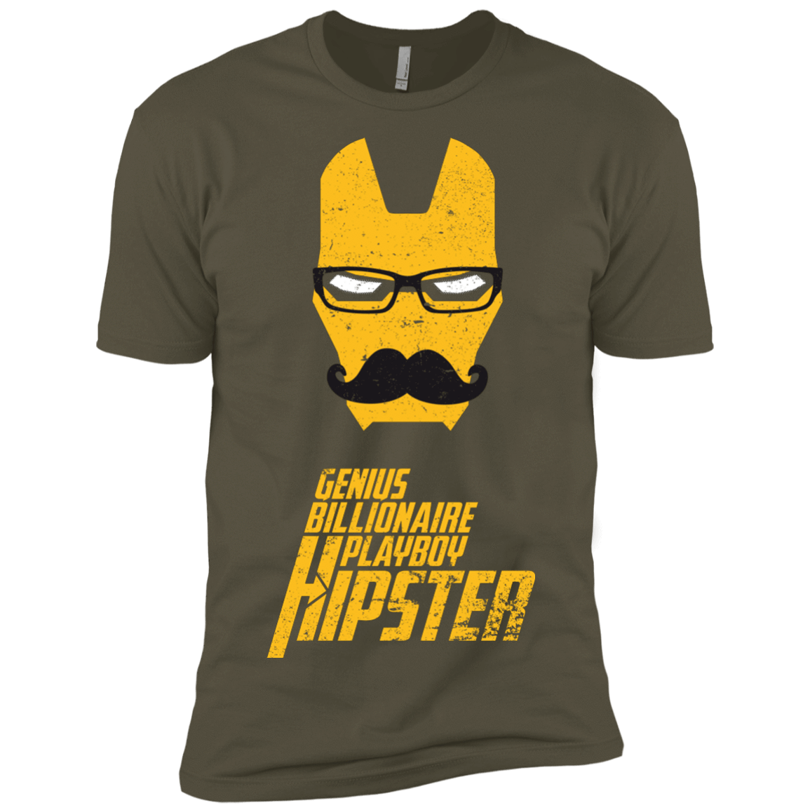 T-Shirts Military Green / X-Small HIPSTER Men's Premium T-Shirt