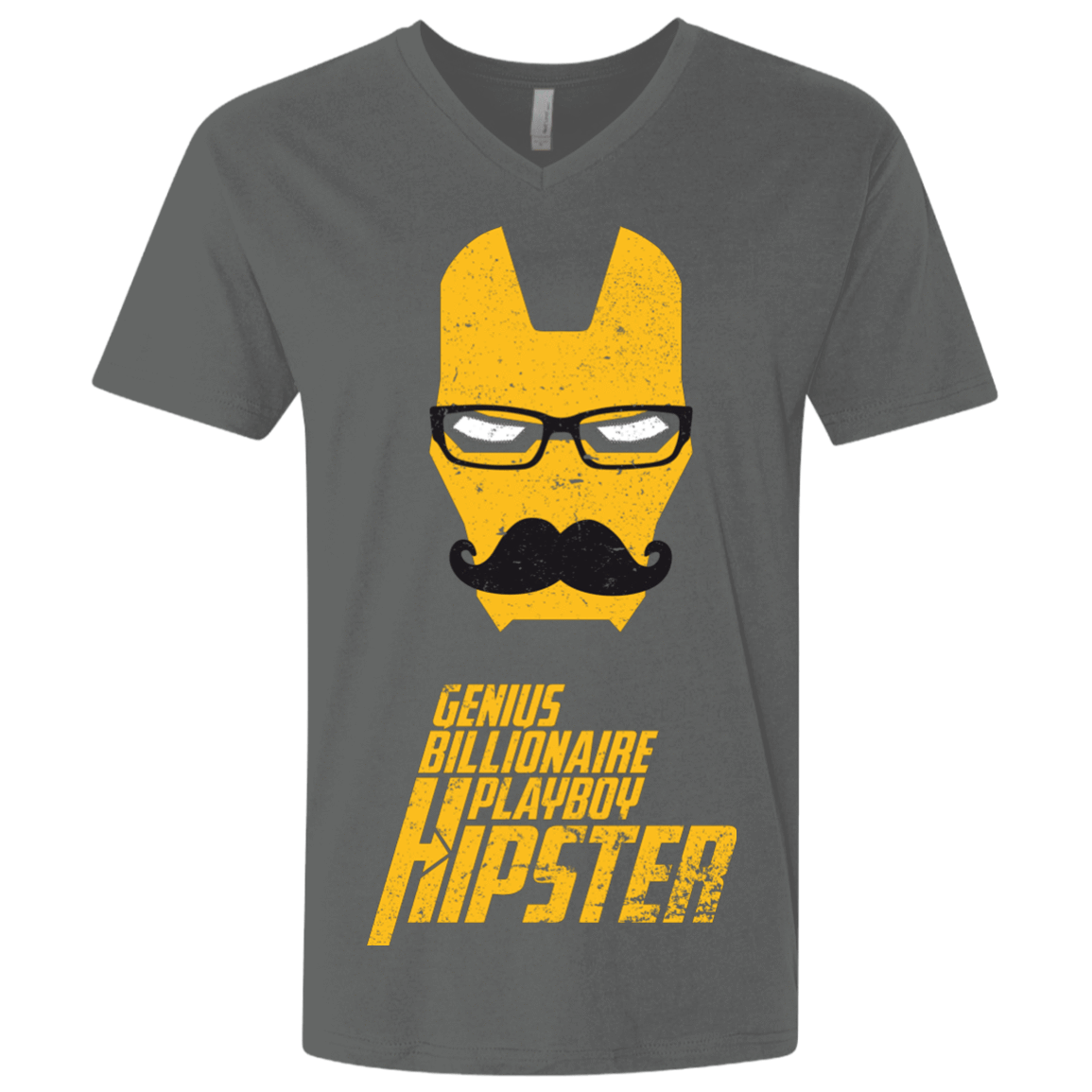 T-Shirts Heavy Metal / X-Small HIPSTER Men's Premium V-Neck