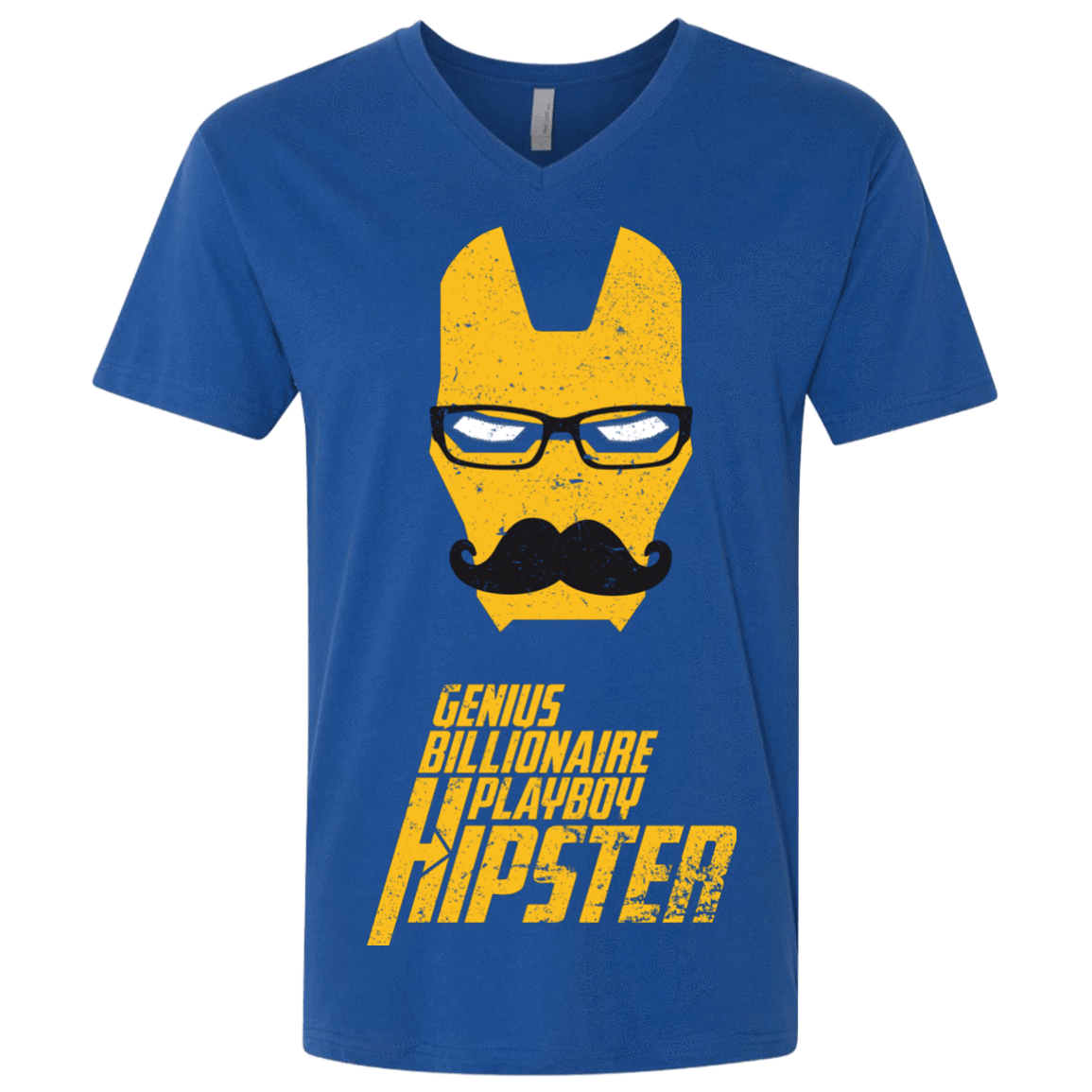 T-Shirts Royal / X-Small HIPSTER Men's Premium V-Neck