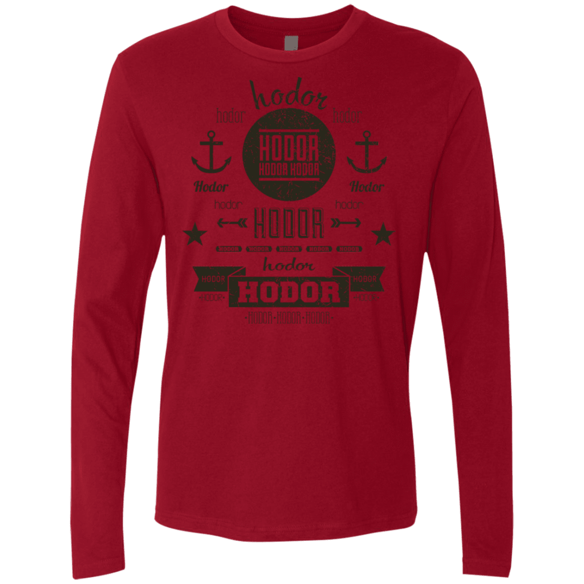 T-Shirts Cardinal / S Hipster Quotes Men's Premium Long Sleeve