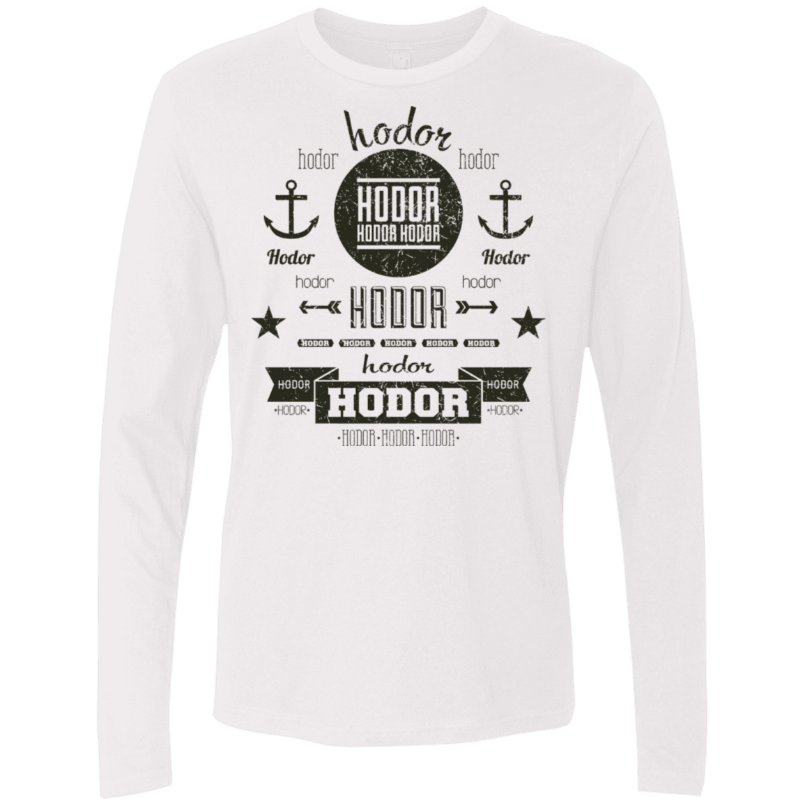 T-Shirts White / S Hipster Quotes Men's Premium Long Sleeve
