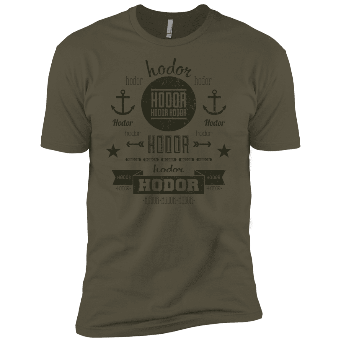 T-Shirts Military Green / X-Small Hipster Quotes Men's Premium T-Shirt