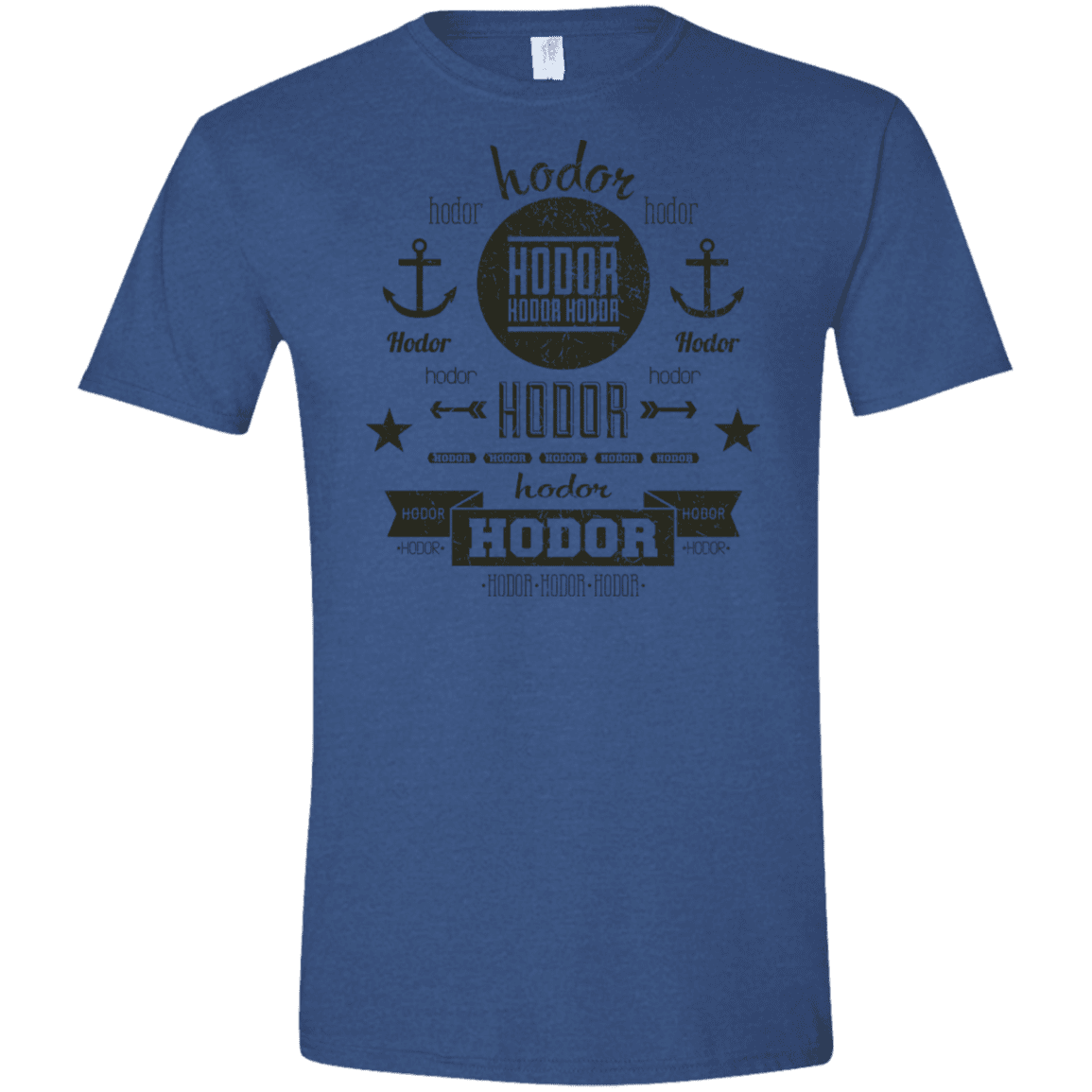 T-Shirts Heather Royal / X-Small Hipster Quotes Men's Semi-Fitted Softstyle