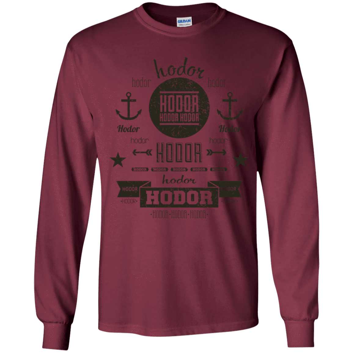 T-Shirts Maroon / YS Hipster Quotes Youth Long Sleeve T-Shirt