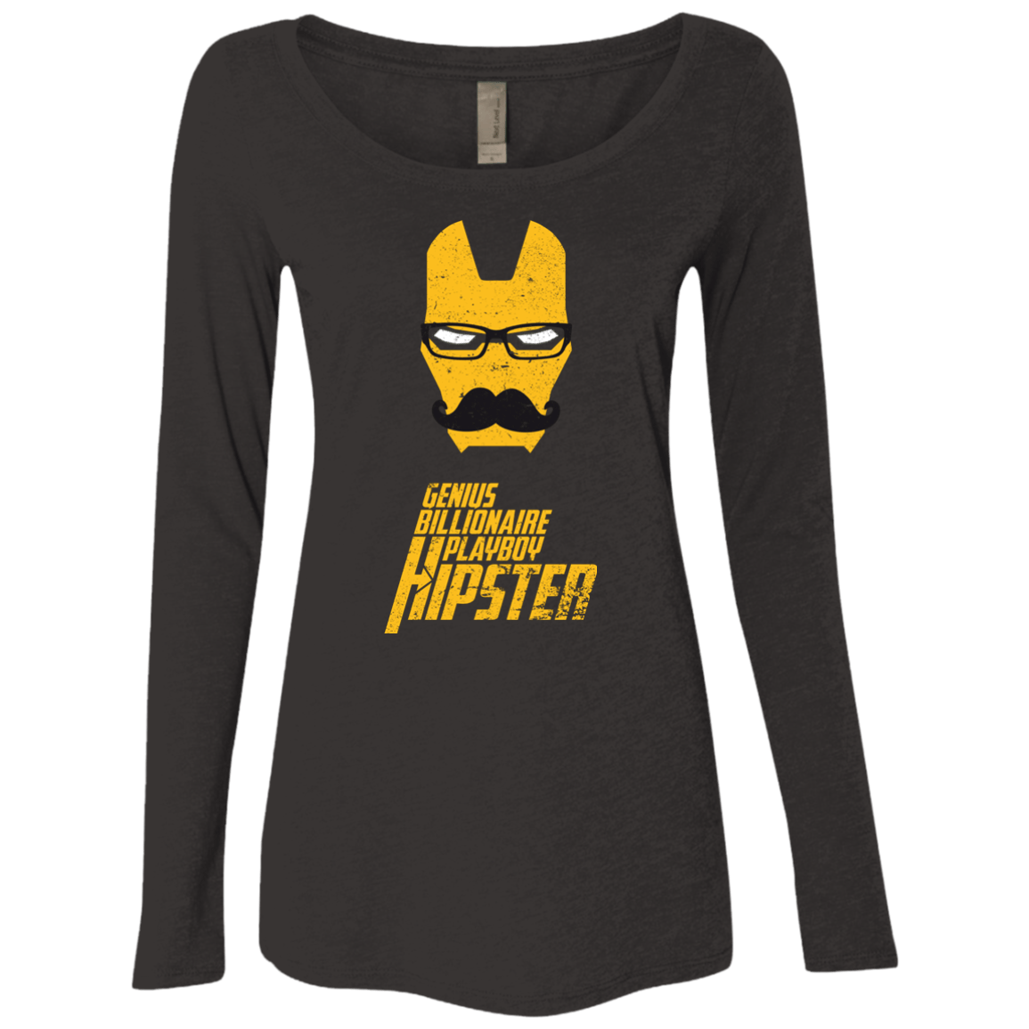 T-Shirts Vintage Black / S HIPSTER Women's Triblend Long Sleeve Shirt