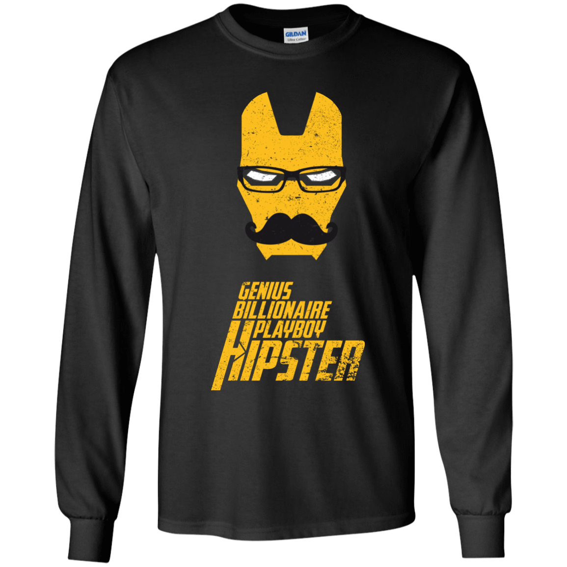T-Shirts Black / YS HIPSTER Youth Long Sleeve T-Shirt