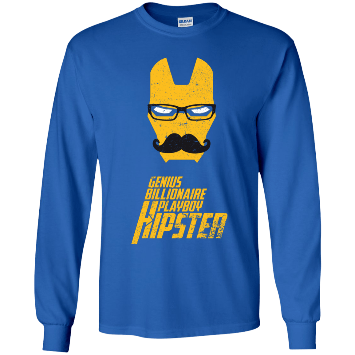 T-Shirts Royal / YS HIPSTER Youth Long Sleeve T-Shirt