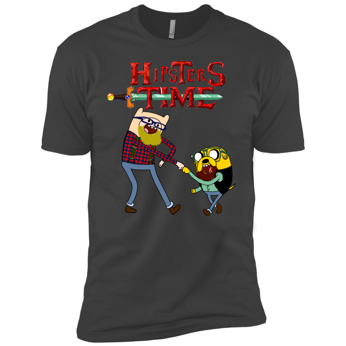 T-Shirts Heavy Metal / YXS Hipsters Time Boys Premium T-Shirt