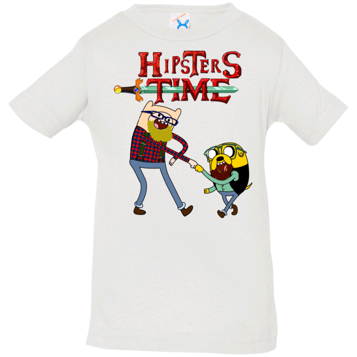 T-Shirts White / 6 Months Hipsters Time Infant Premium T-Shirt