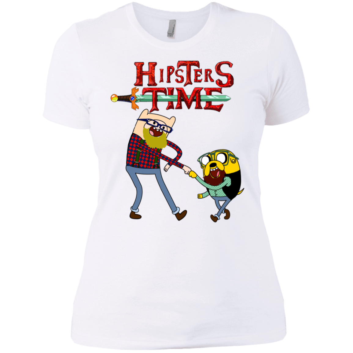 T-Shirts White / X-Small Hipsters Time Women's Premium T-Shirt