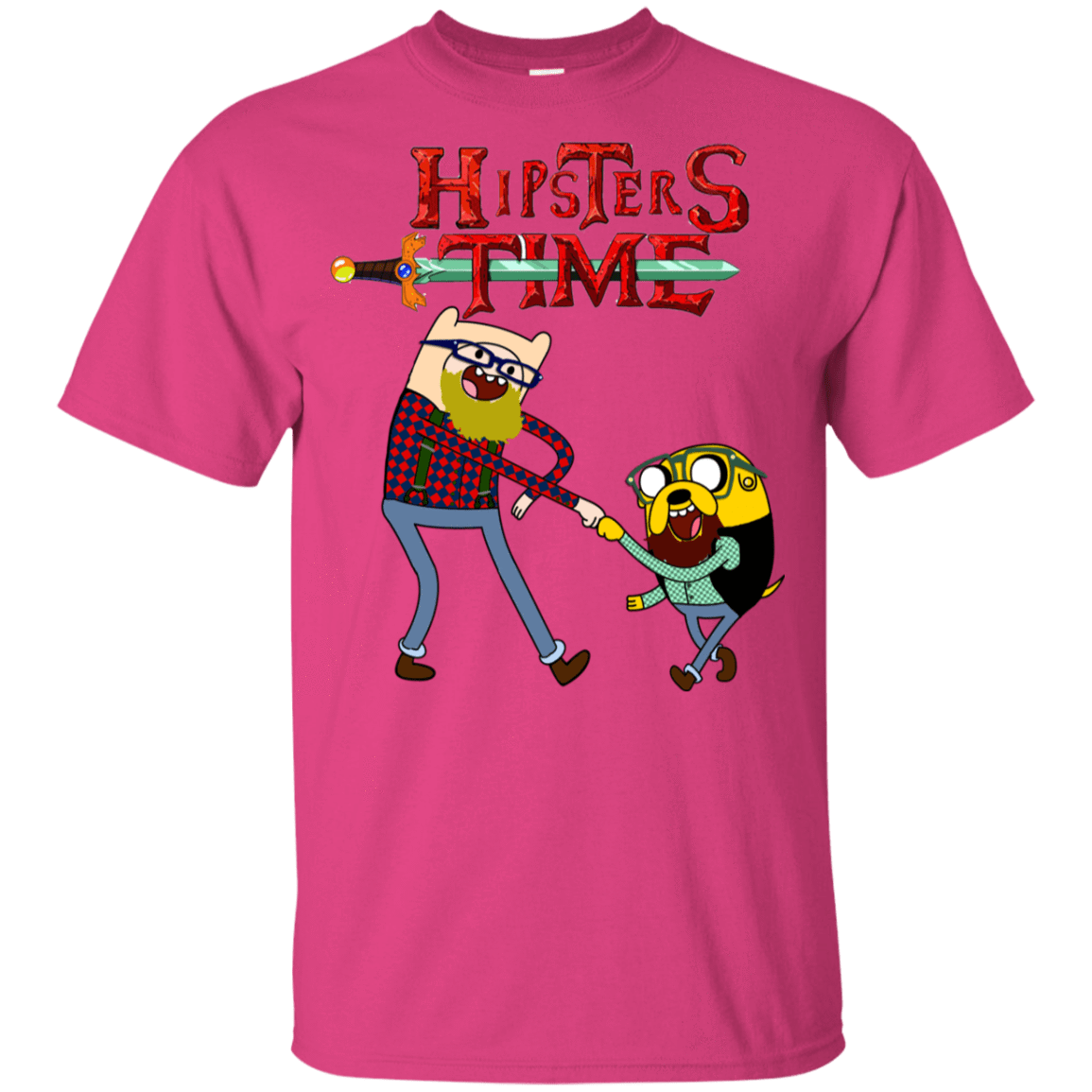 T-Shirts Heliconia / YXS Hipsters Time Youth T-Shirt