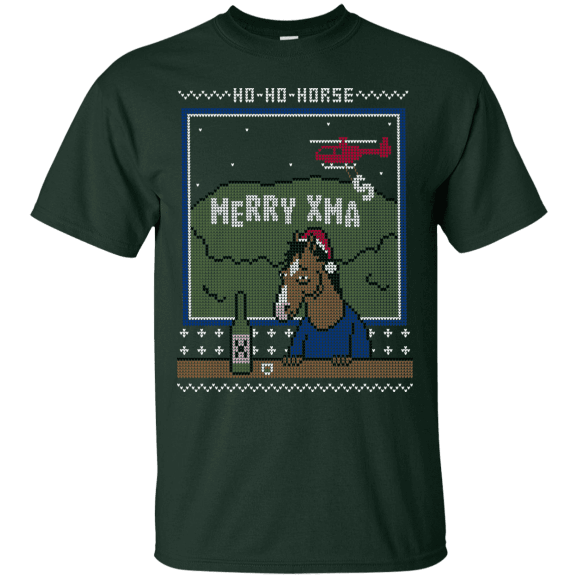T-Shirts Forest / S Ho Ho Horse T-Shirt
