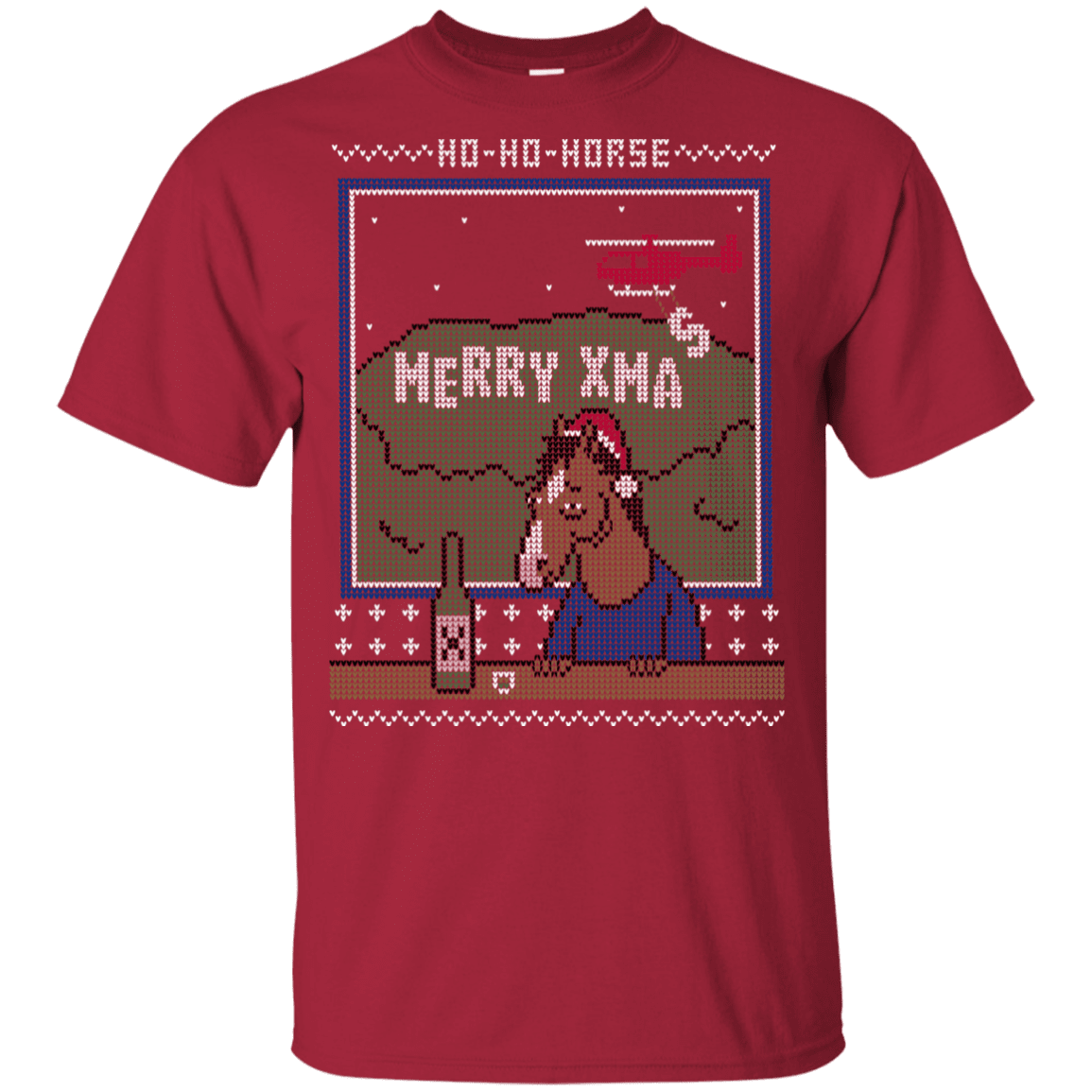 T-Shirts Cardinal / YXS Ho Ho Horse Youth T-Shirt