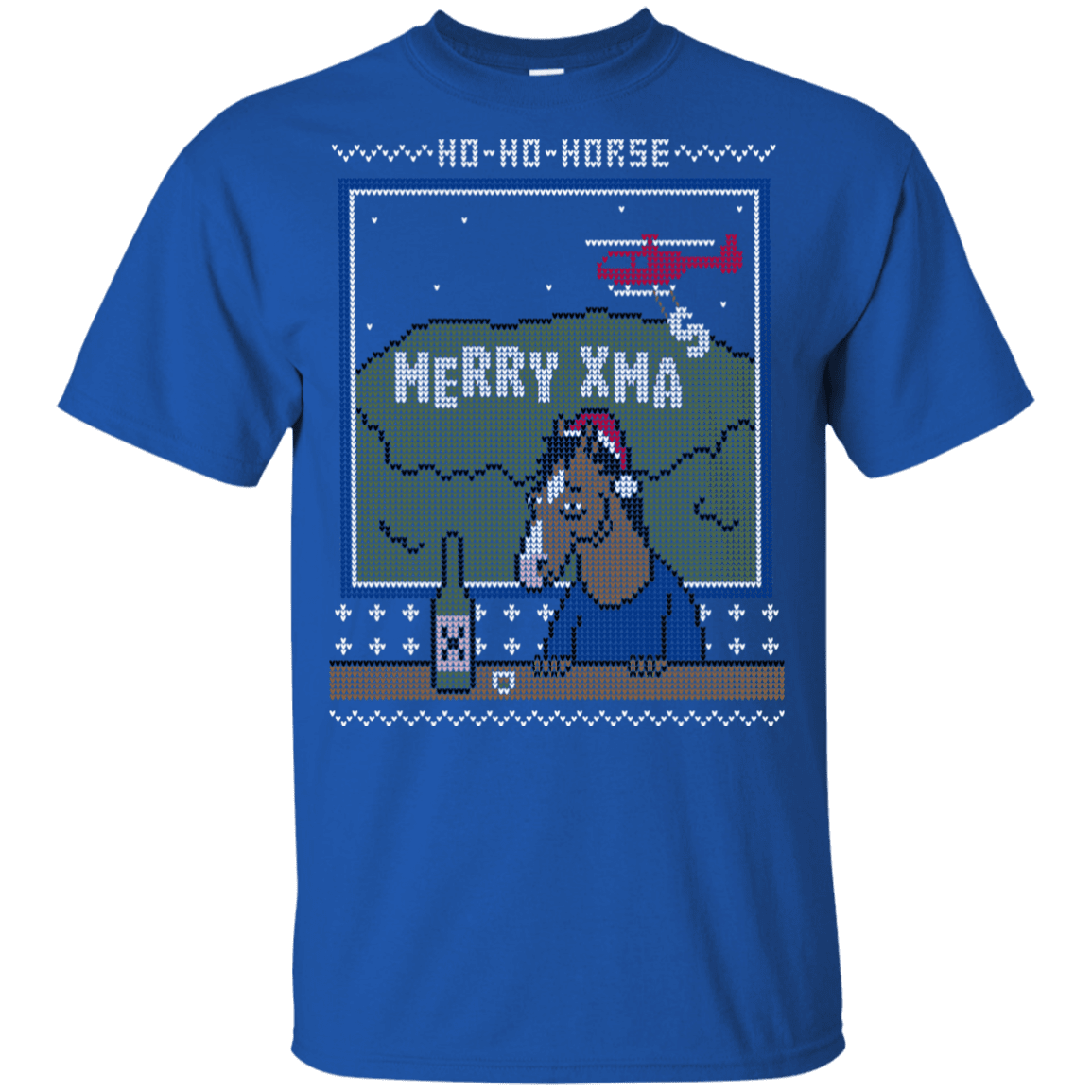 T-Shirts Royal / YXS Ho Ho Horse Youth T-Shirt