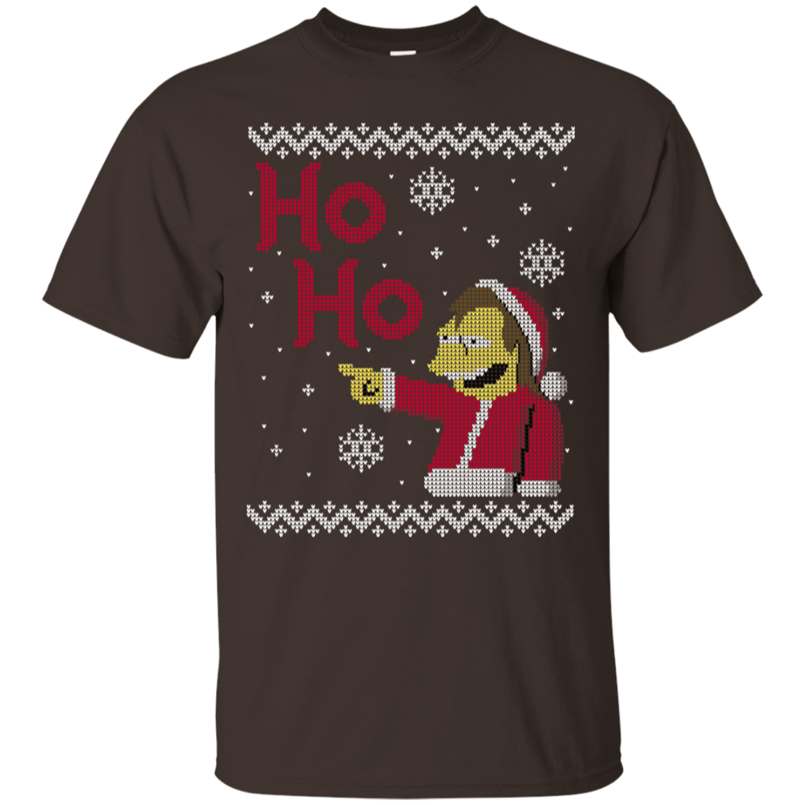 T-Shirts Dark Chocolate / S Ho-Ho! T-Shirt