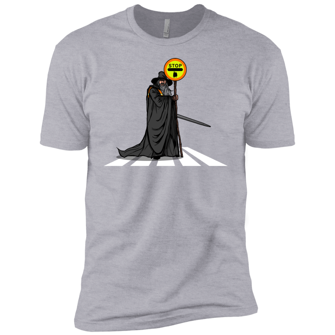 T-Shirts Heather Grey / YXS Hobbit Crossing Boys Premium T-Shirt