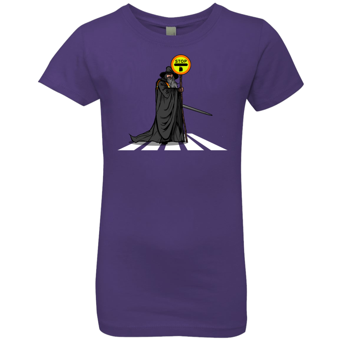 T-Shirts Purple Rush / YXS Hobbit Crossing Girls Premium T-Shirt