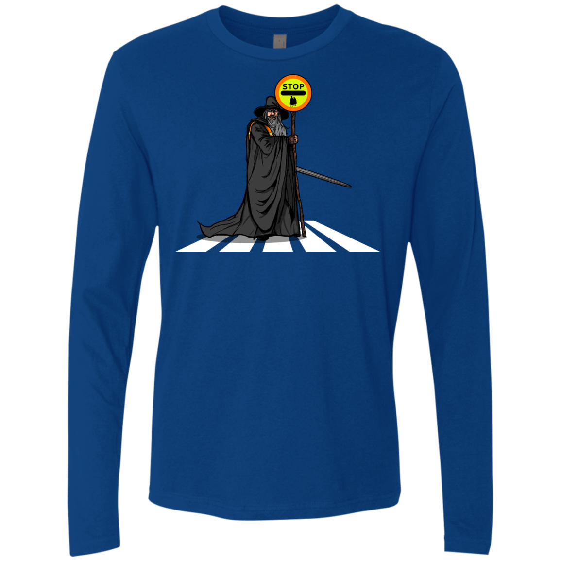 T-Shirts Royal / S Hobbit Crossing Men's Premium Long Sleeve