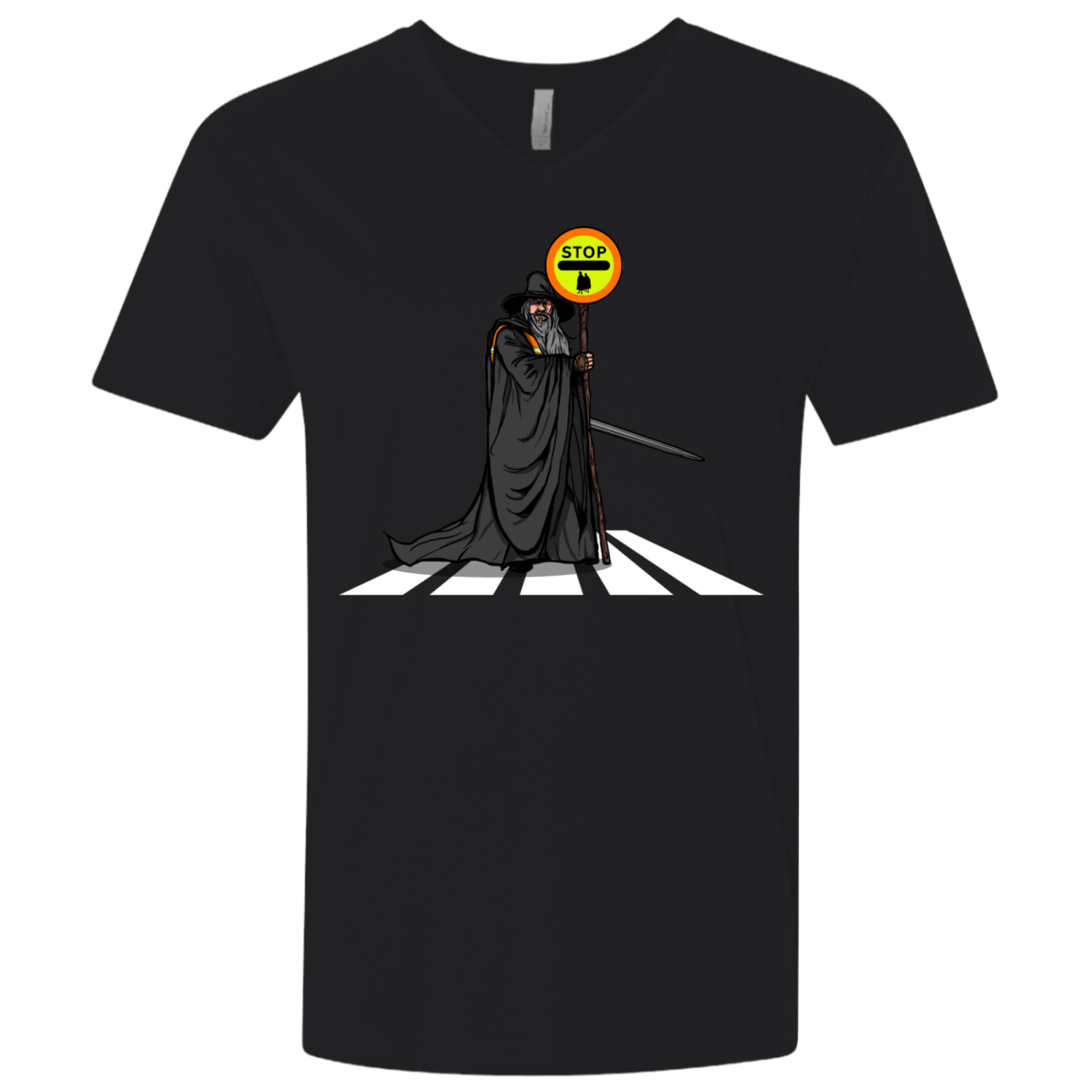 T-Shirts Black / X-Small Hobbit Crossing Men's Premium V-Neck