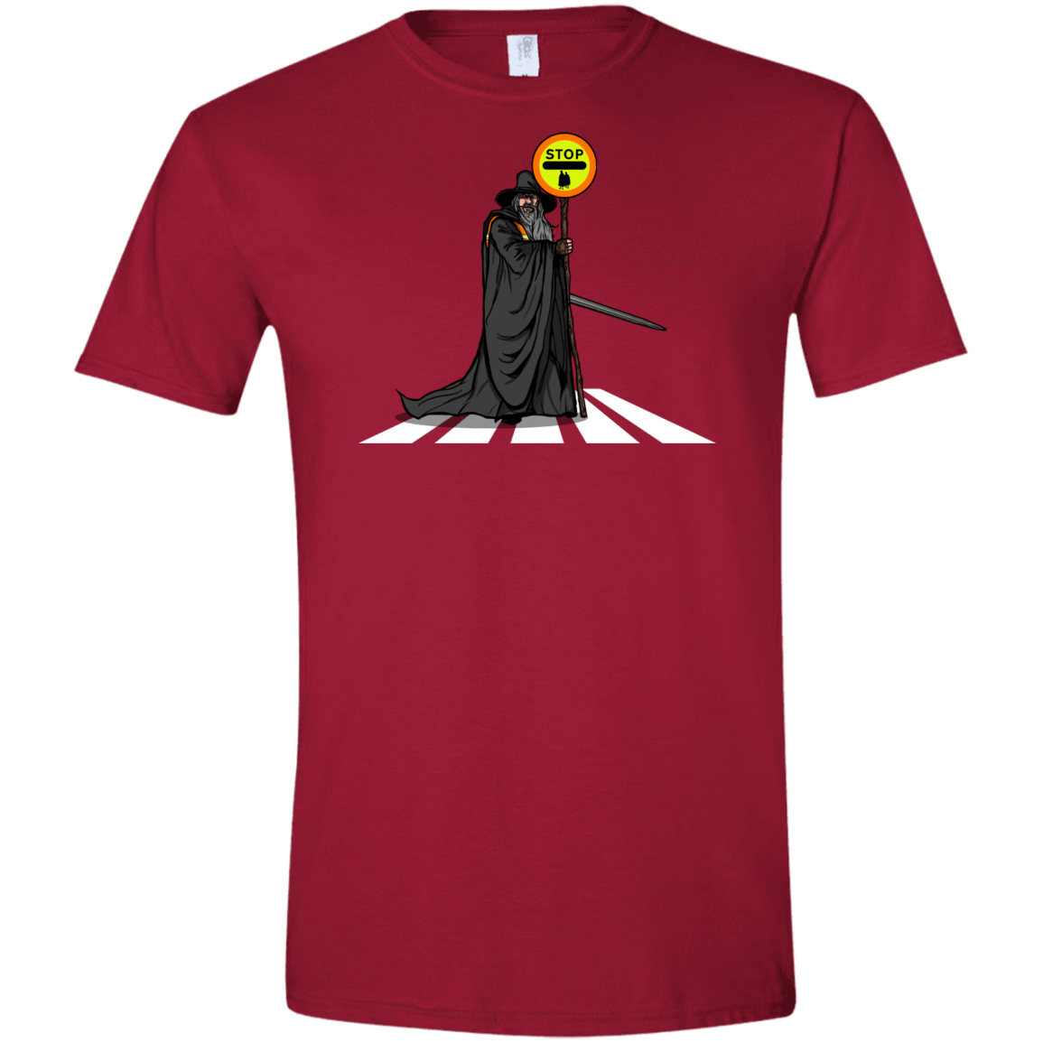 T-Shirts Cardinal Red / S Hobbit Crossing Men's Semi-Fitted Softstyle