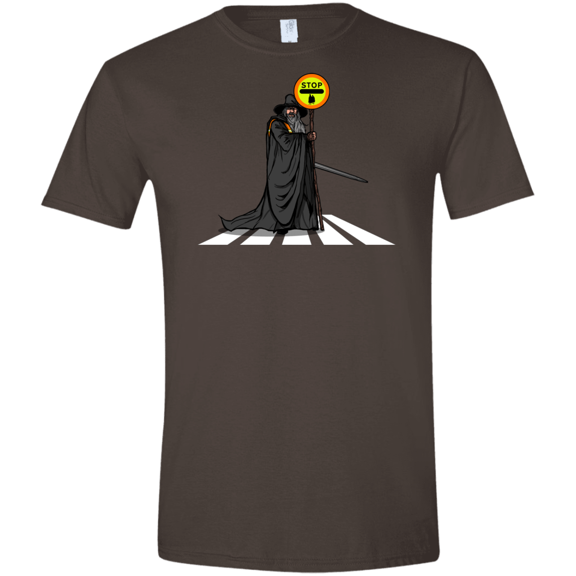 T-Shirts Dark Chocolate / S Hobbit Crossing Men's Semi-Fitted Softstyle